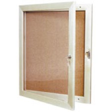 Skyltskåp med trästomme 